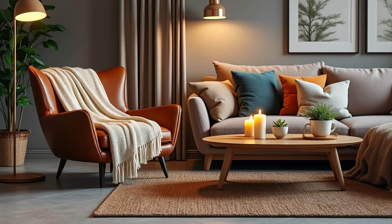 Créer une ambiance cosy même avec un carrelage froid